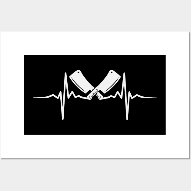 Butcher Frequency Heartbeat Wall Art by Upswipe.de